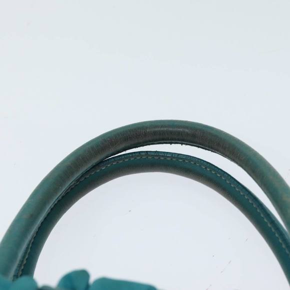 PRADA Nylon 2 Way Hand Bag Turquoise Blue Auth 80110 - Picture 8 of 16